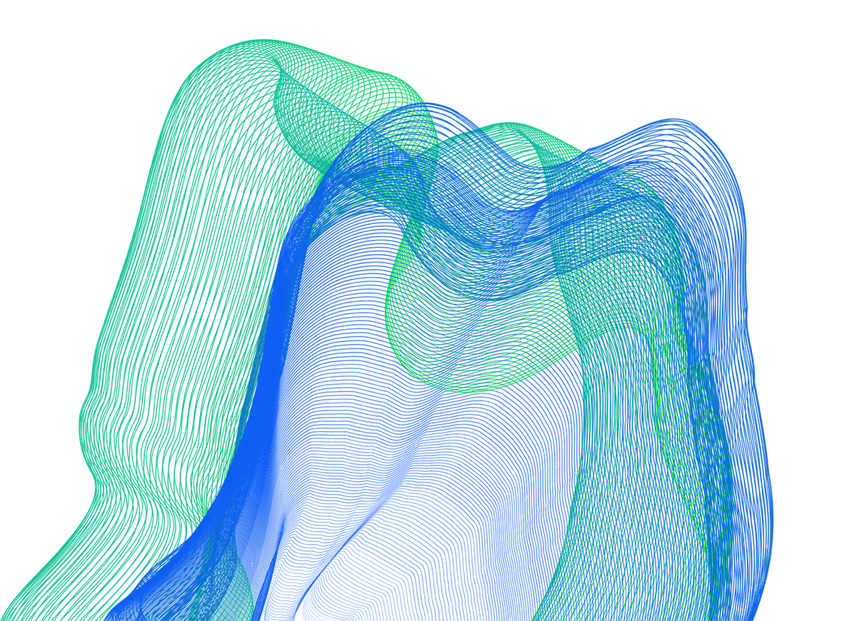 Abstract AI network illustration